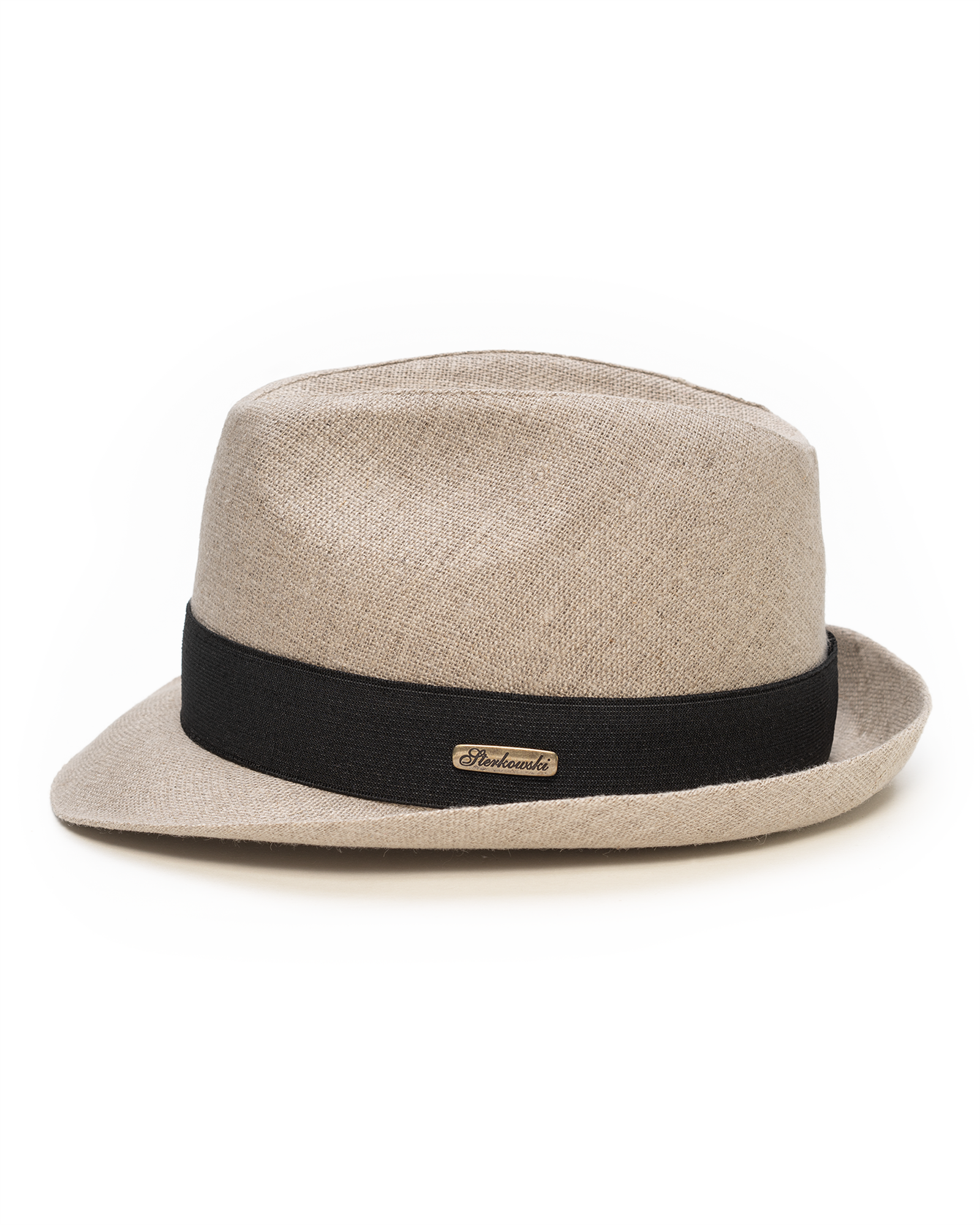 Lisianthus Fedora Hat For Men - Panama Trilby Style With Short Brim For Summer Sun Protection