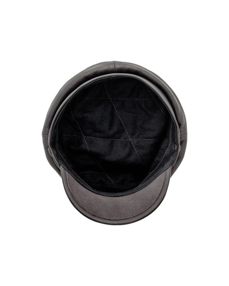Genuine leather crinkled bill traditional Polish peaked cap fiddler breton Gatsby newsboy greek fisherman captains sailor