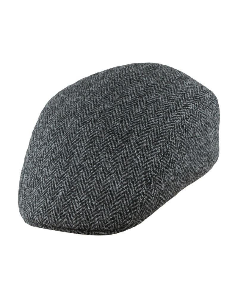 Hatteras Check Harris Tweed Flat Cap by Stetson --> Shop