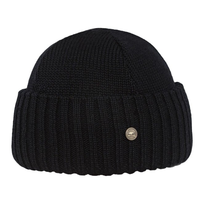 Merino wool fisherman beanie knit winter stocking cap toque skully hat