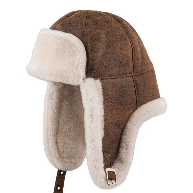 Fargo warm and cozy winter aviator trapper cap with earflaps