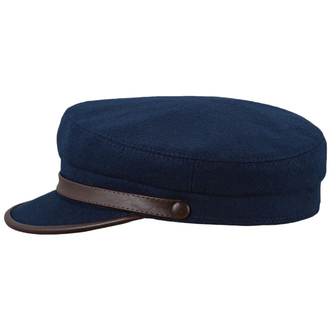 Navy chauffeur style hat Size 58cm 