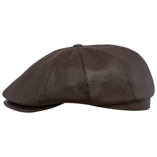 Tony - Leather Flat Cap with Timeless Design