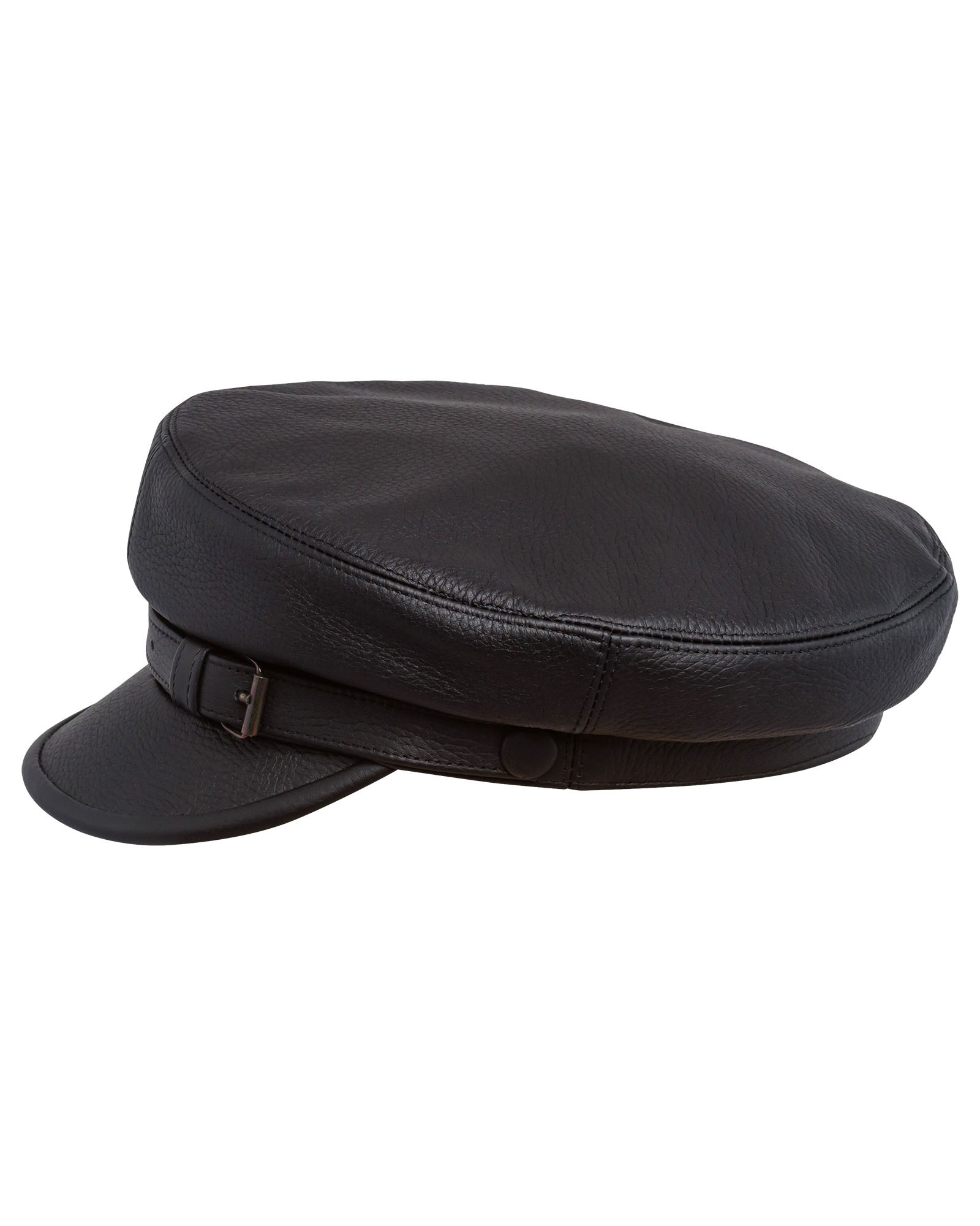 Danube Mod 8 - Leather Fiddler Cap with Classic Rugged Style