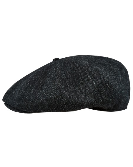 Genuine Scottish Harris Tweed 8 panels newsboy cap apple bandit hooligan ivy peaky blinders hat Shelby gangster wool large crown