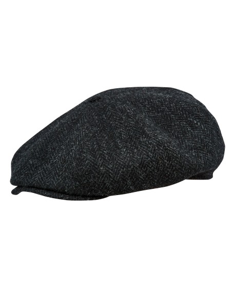 Genuine Scottish Harris Tweed 8 panels newsboy cap apple bandit hooligan ivy peaky blinders hat Shelby gangster wool large crown