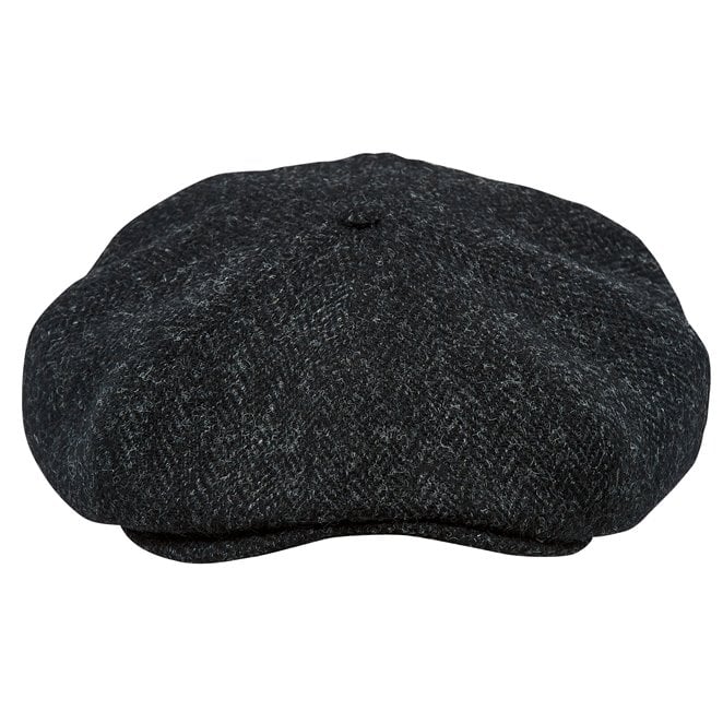 Peaky Blinders - cap made of genuine Harris Tweed with sewn down visor
