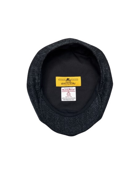 Genuine Scottish Harris Tweed 8 panels newsboy cap apple bandit hooligan ivy peaky blinders hat Shelby gangster wool large crown