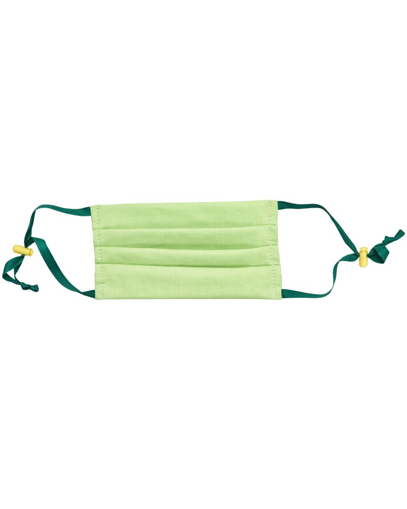 Set of 10 pieces of 3-layered reusable hygienic green masks Set of 10 pieces of 3-layered reusable hygienic green masks