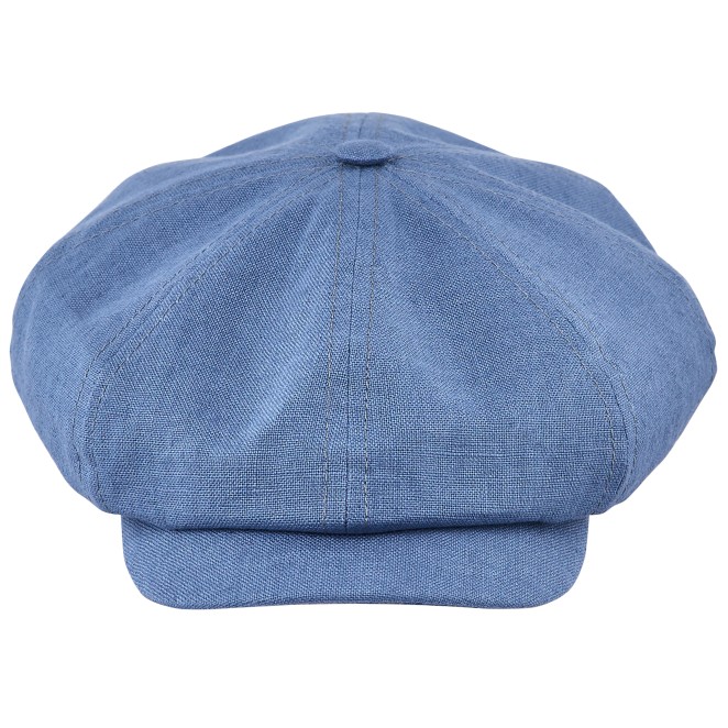 Cappelli di Londra Mens Womens 100% lino 8 pannello Newsboy Cap 