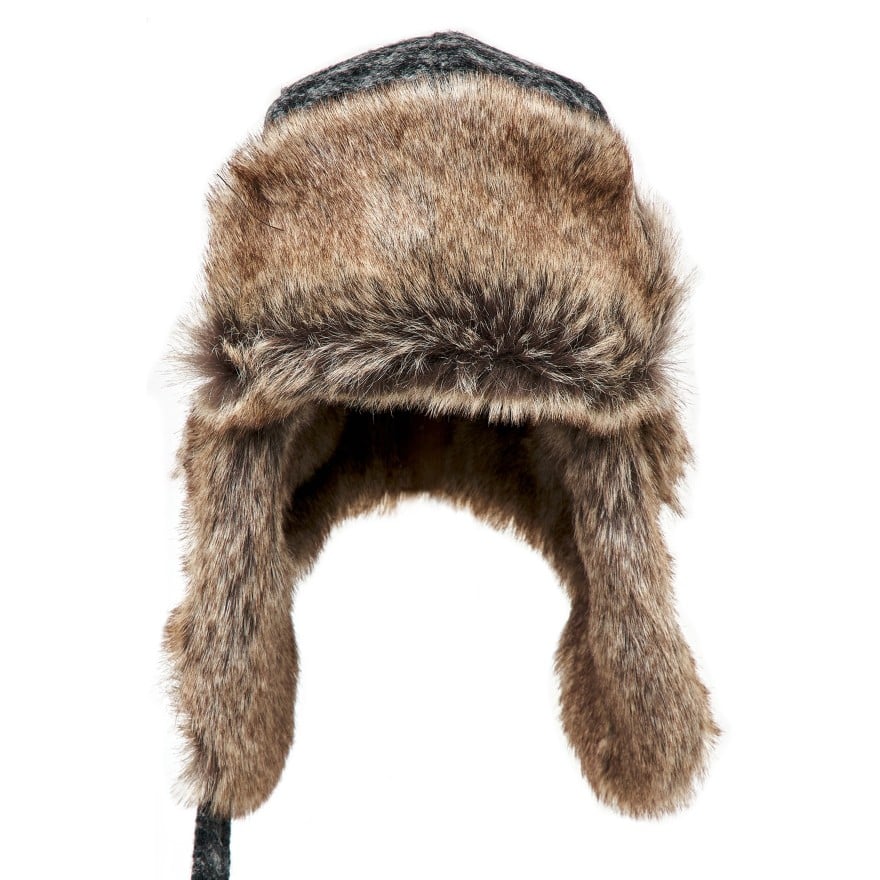 Genuine Harris Tweed winter trapper hat