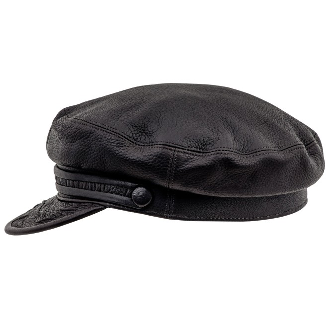 Danube Mod 9 - Leather Fiddler Cap with Classic Design