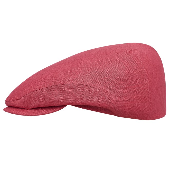 Derby - pure linen ivy league flat cap with breathable mesh lining