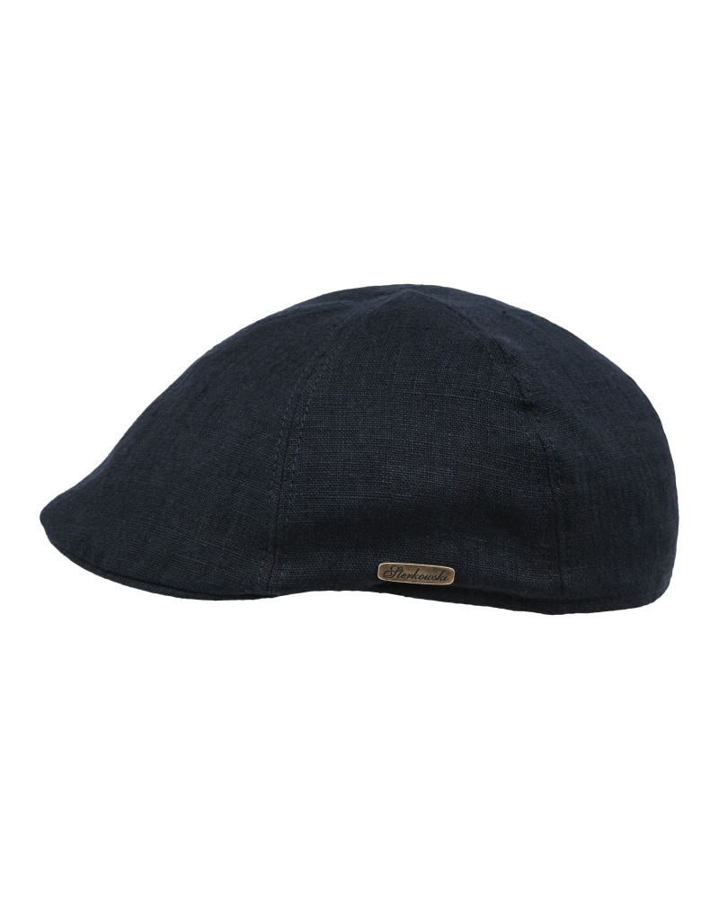 Classic summer mens flat cap duckbill airy lightweight linen ivy league sun hat Classic summer mens flat cap duckbill airy lightweight linen ivy league sun hat
