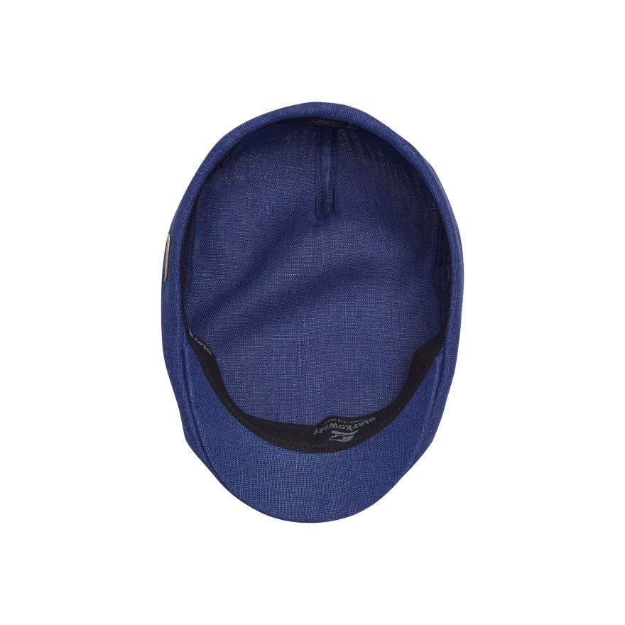 English summer linen flat cap sun protective resort golf hat