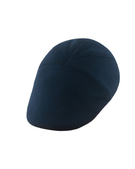 5 panels crown vergon jeff cap winter mens wool cheese-cutter hat