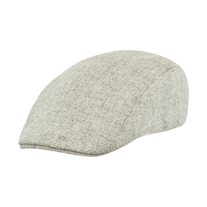 Norte autumn flat cap made of genuine Harris Tweed foldable earflap