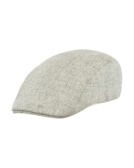 Classic Harris Tweed wool flat cap winter warm earflap hat