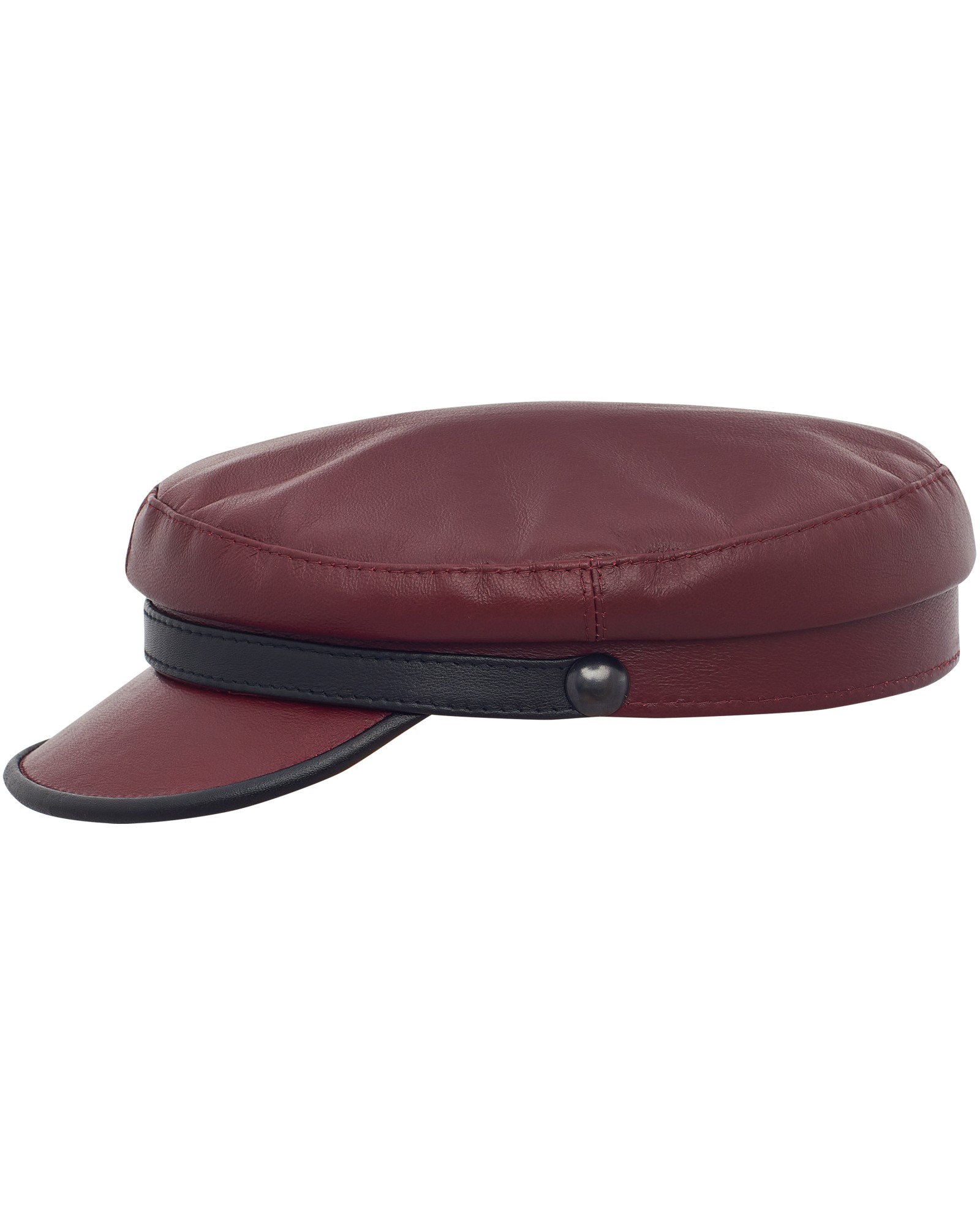Trawler - fisherman hat, sailor cap made of 100% natural leather