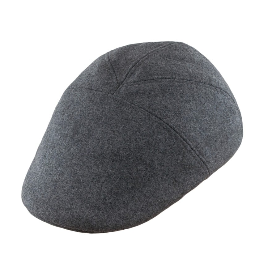 5 panels crown vergon jeff cap winter mens wool cheese-cutter hat