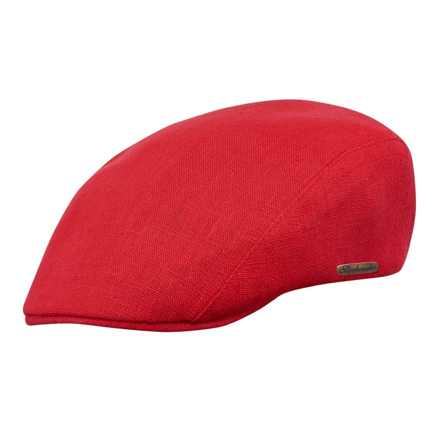 English summer linen flat cap sun protective resort golf hat
