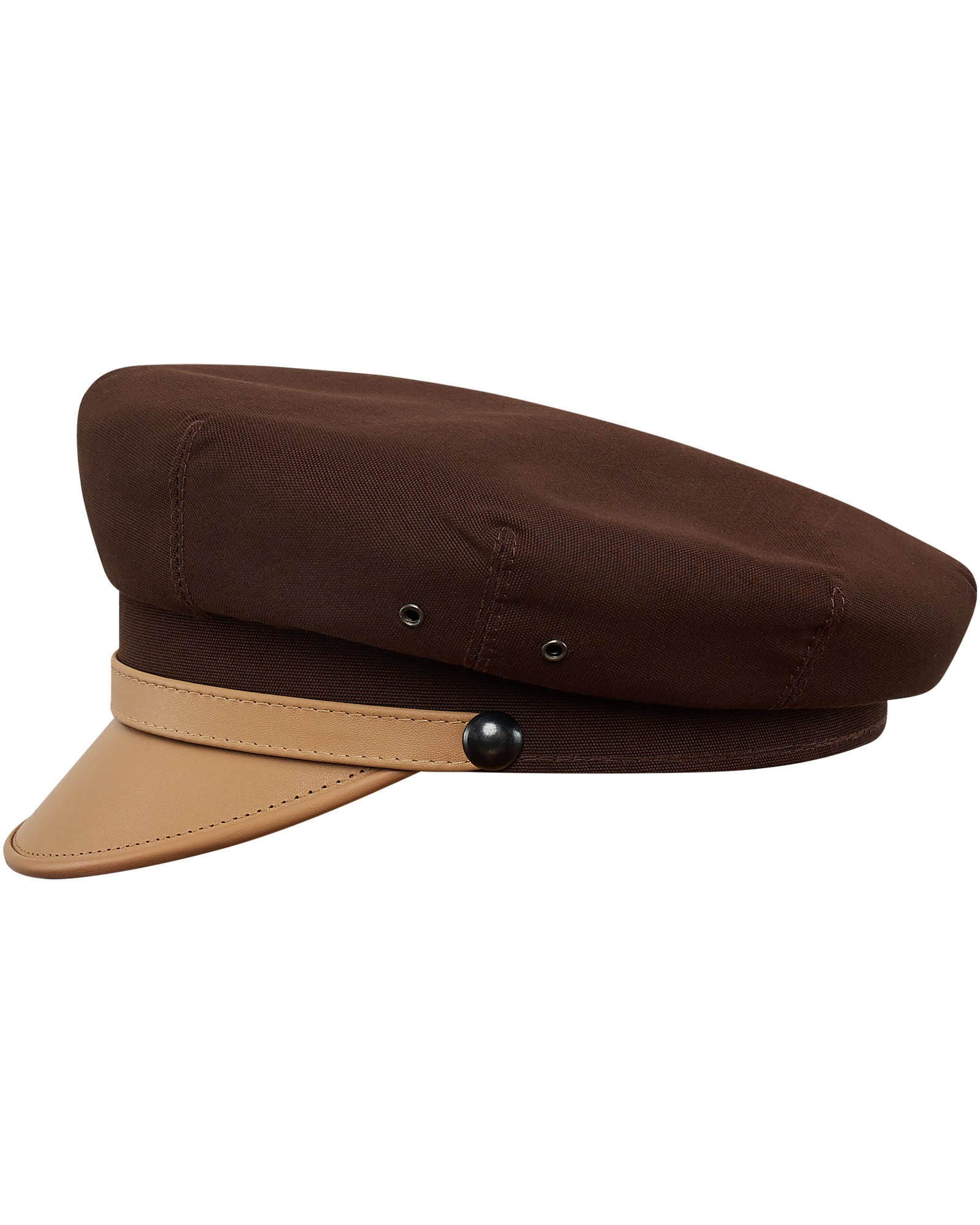 Elvis rockabilly style biker hat pure cotton and genuine leather