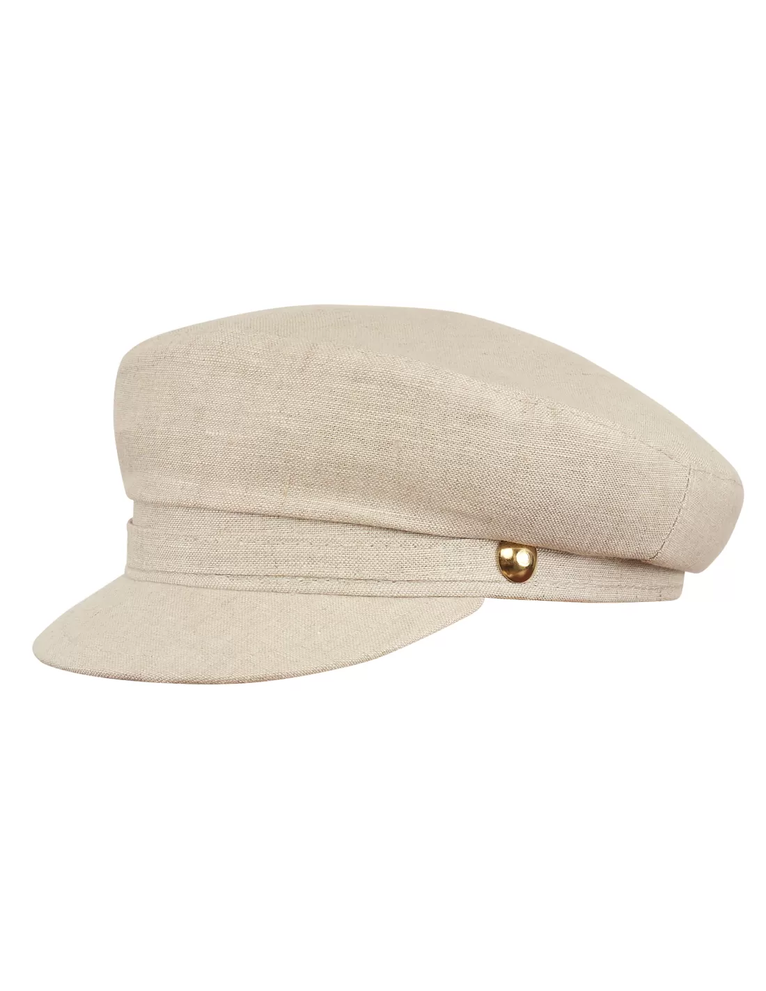 Pireus - summer linen breton cap precisely handmade, fisherman style