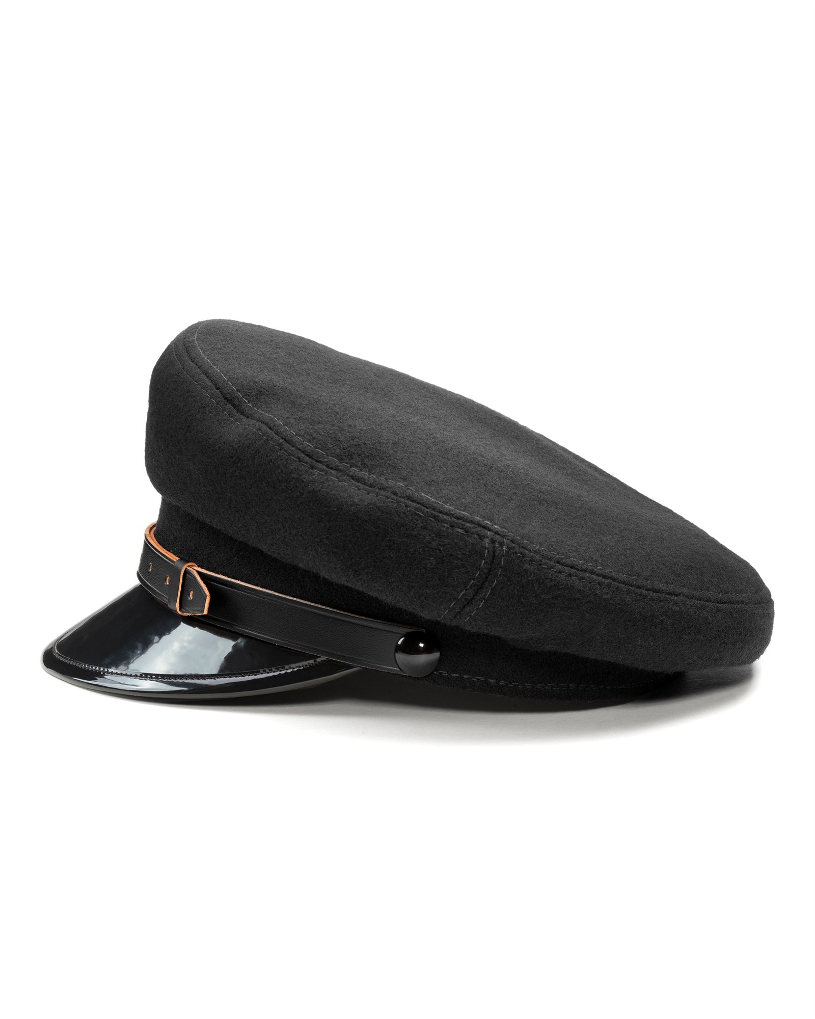 帽子 MUSE de deuxieme classe stand alone CAP Maciejowka Model 1 warm and vintage duty cap with short lacquered bill