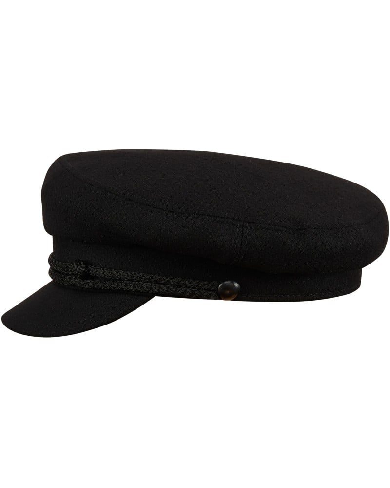 Wool cloth traditional Polish peaked twine cap breton greek fisherman captains sailor nautical skipper cabby fiddler hat