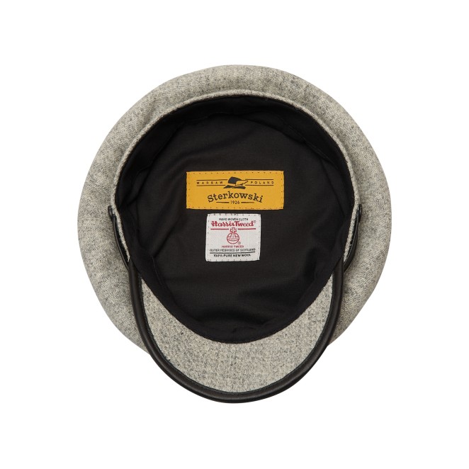 Warm and original Maciejowka type cap made of Scottish Harris Tweed