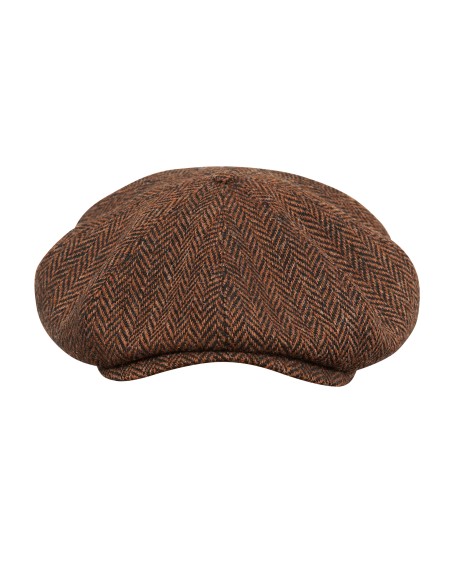 Genuine Scottish Harris Tweed 8 panels newsboy cap apple bandit hooligan ivy peaky blinders hat Shelby gangster wool large crown