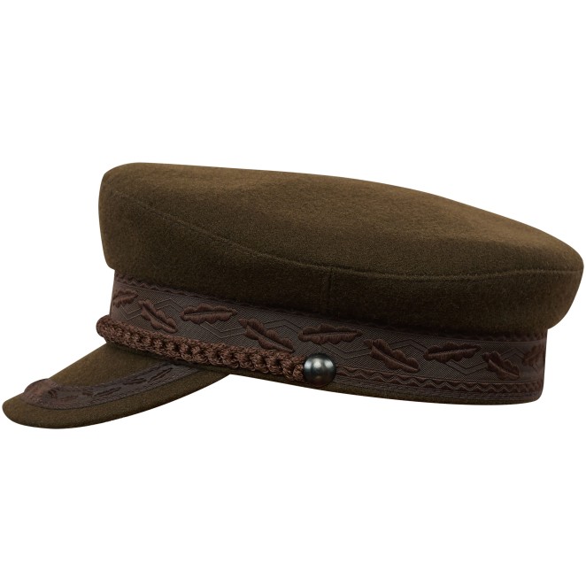 Kashubia Model 1 - brown and black baseball mariners sailor cap