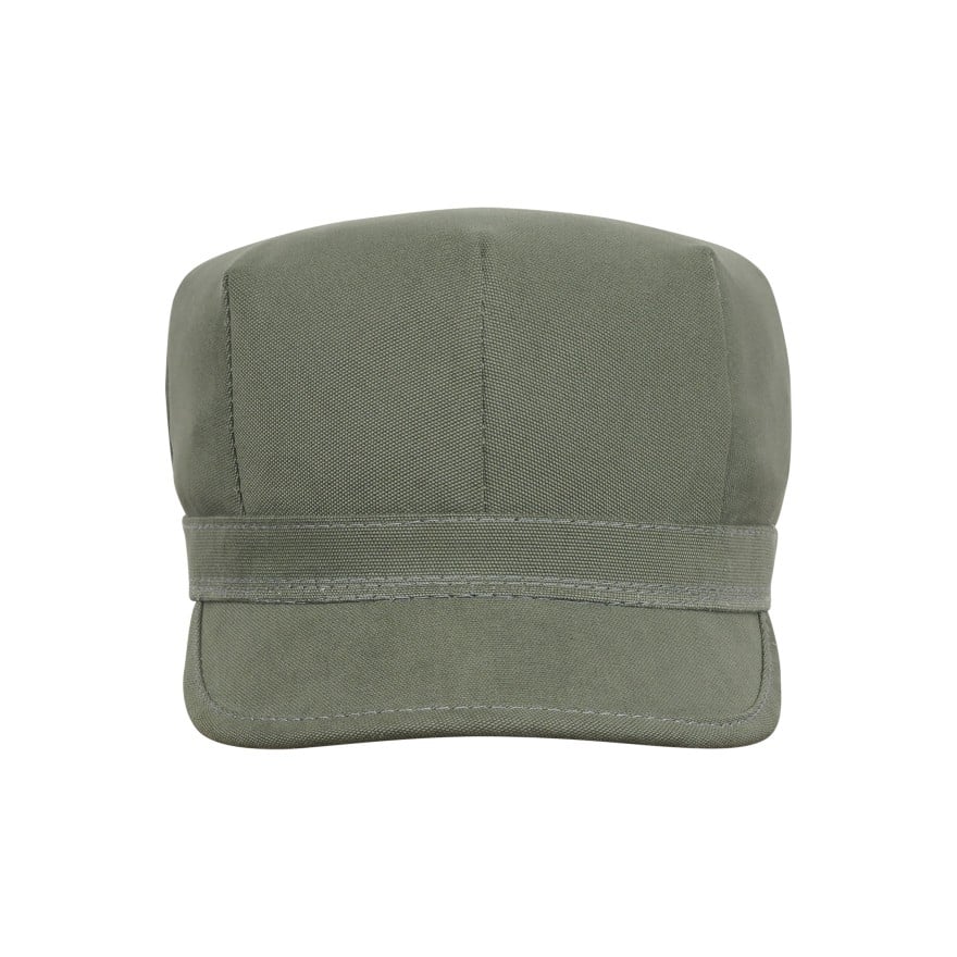 Military style visor cotton cap similar to utility cover eight-pointed hat