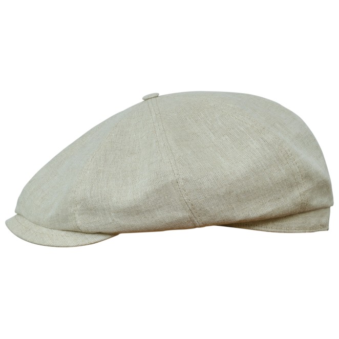 Shelby - vintage mens cap linen