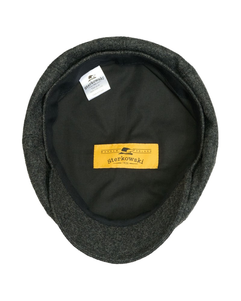 帽子 Peaky Blinders Harris Tweed Sterkowski Peaky Cap - made of genuine Harris Tweed with sewn down visor