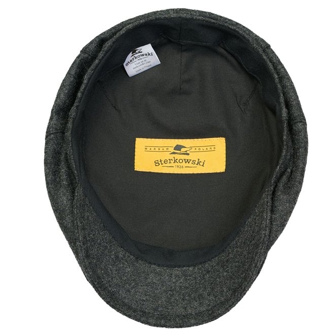 Alex newsboy flat cap made with wool Sterkowski