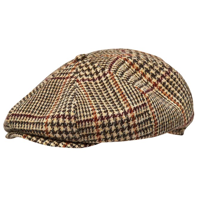 Peaky Cap - made of genuine Harris Tweed with sewn down visor