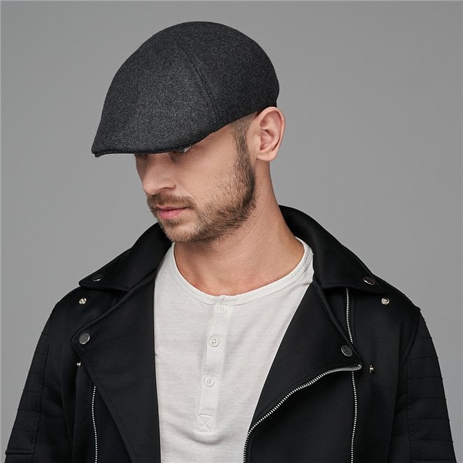 Rusty - sturdy, warm and comfortable winter fall duckbill cap made of high quality wool cloth