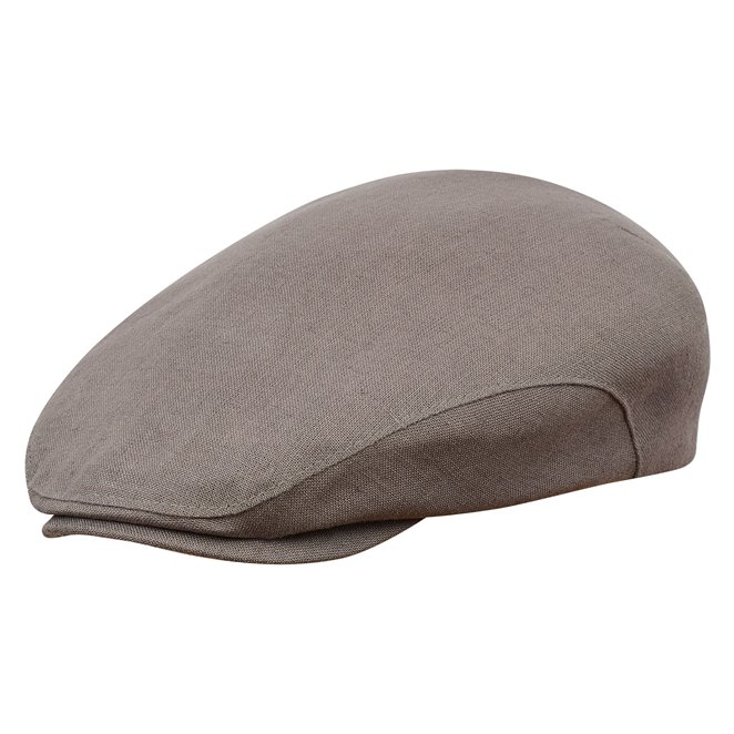 Derby - pure linen ivy league flat cap with breathable mesh lining
