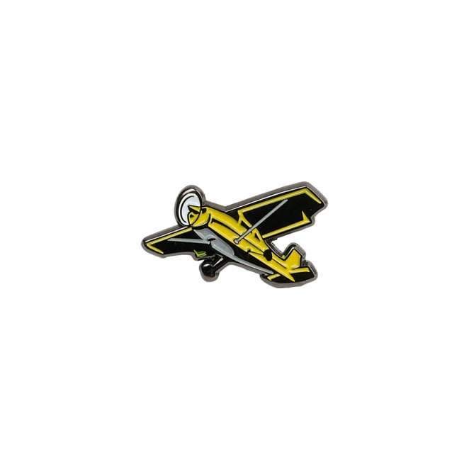 Sleek Airplane Pin - Fly High with Elegant Style