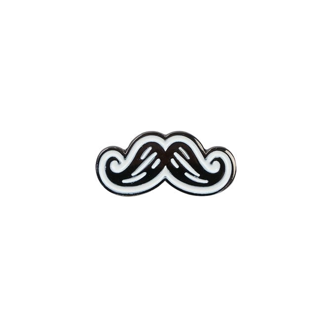 Quirky Mustache Pin - Add a Twist of Fun to Your Style