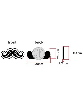 Quirky Mustache Pin - Add a Twist of Fun to Your Style 2