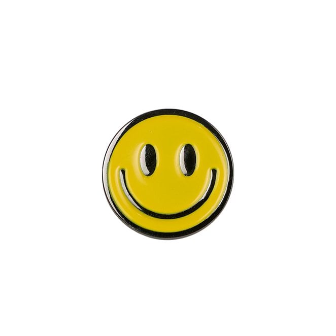 Cheerful Smiling Emoji Pin - Brighten Your Look with Joy