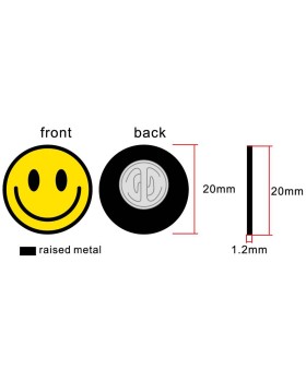 Cheerful Smiling Emoji Pin - Brighten Your Look with Joy 2
