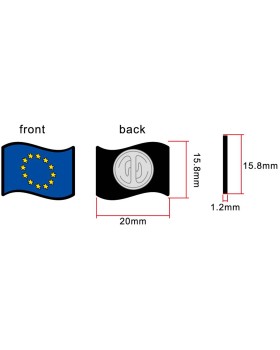 EU Flag Pin - Unite in Style with European Pride 2