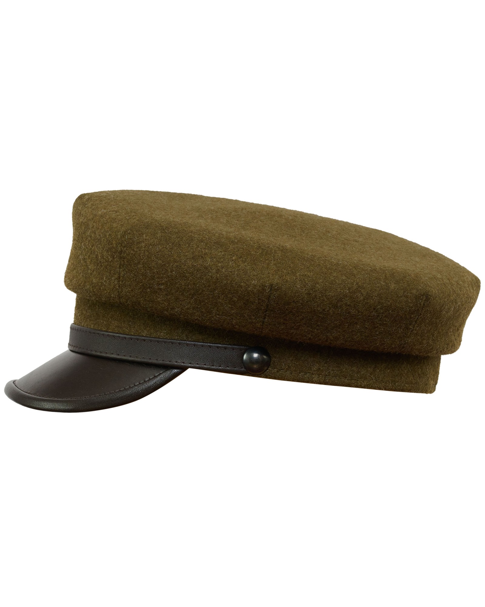 Moto Vintage Biker Cap made with high quality wool and