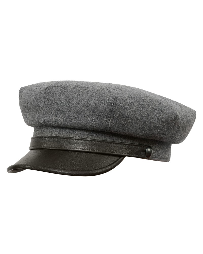Moto Vintage Biker Cap made with high quality wool and