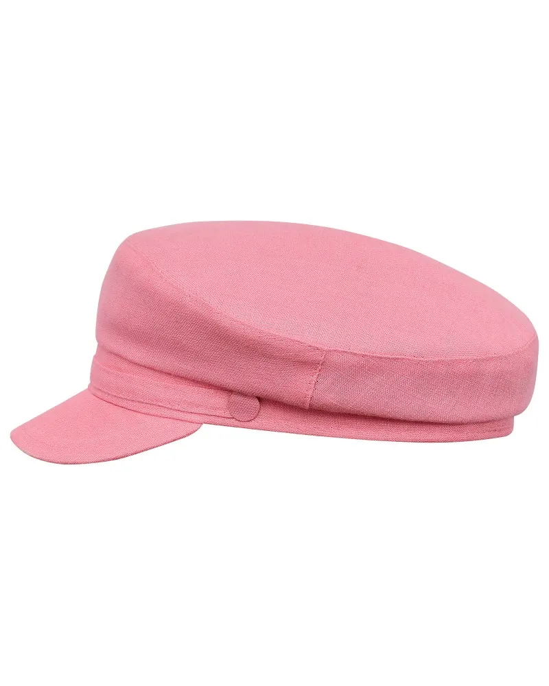 Pireus - summer linen breton cap precisely handmade, fisherman style