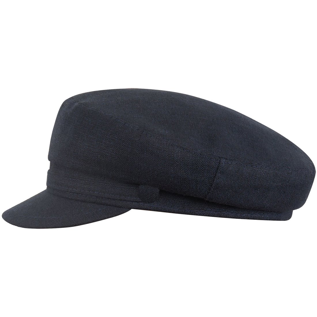 Pireus - summer linen breton cap precisely handmade, fisherman style