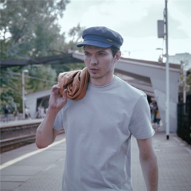 Trawler - naval style fisherman hat made of denim